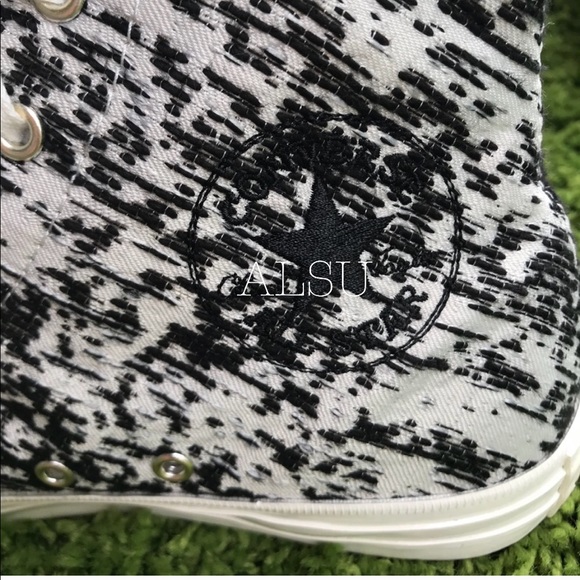 NWT Converse💥Gemma HI Egret Black/White W AUTHENT - Picture 6 of 7